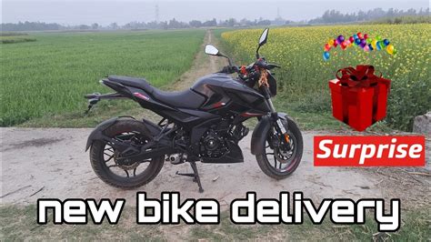 Finally Taking Delivery Of My New Bike Bajaj Pulsar N E Bs