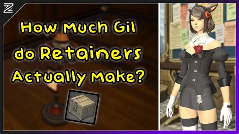 Final Fantasy XIV How Much Gil Do Retainers Actaully Make YouTube