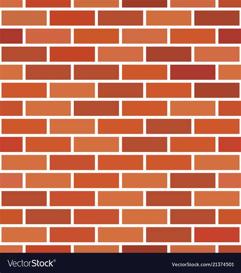 Seamless brick wall background pattern Royalty Free Vector