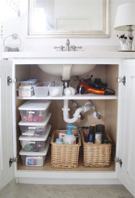 Organize Your Bathroom With An Under Sink Shelf