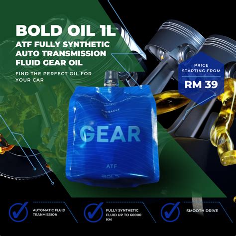 Bold L Multi Vehicle Atf Fully Synthetic Auto Transmission Fluid