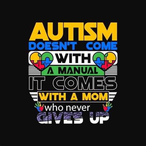 Premium Vector Autism T Shirt Design