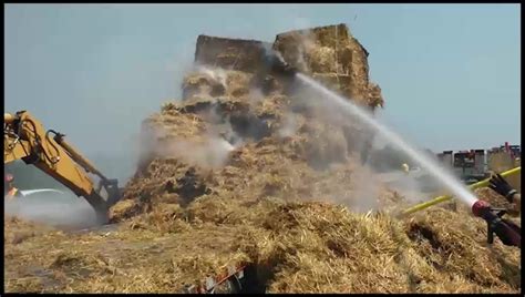 Hay Truck Fire Forces Closure Of Highway 401 Lanes Near Grafton