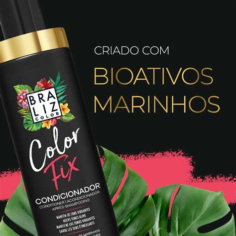 Kit Shampoo E Condicionador Color Fix Para Cabelos Coloridos Prolab