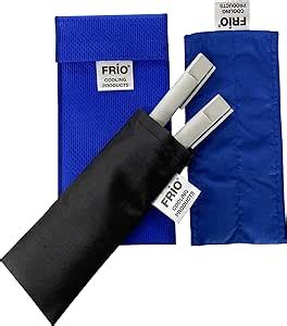 Frio Insulin Doppel Tasche In Blau Mit Nylon Innen Tasche Zum Schutz