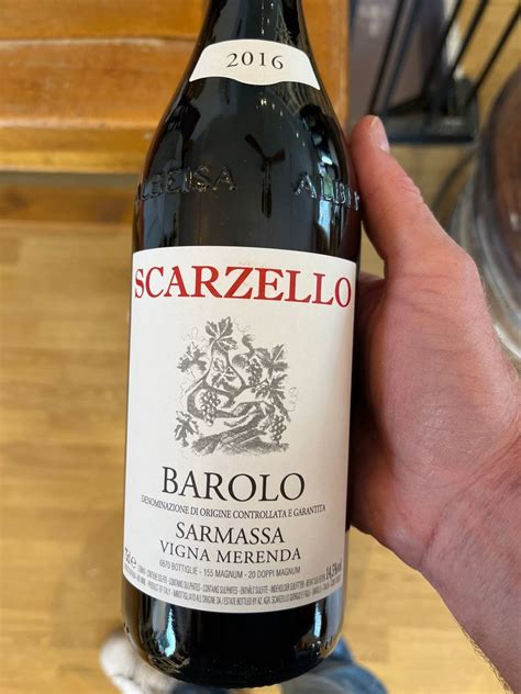 Scarzello Barolo Sarmassa Vigna Merenda Italy Piedmont Langhe