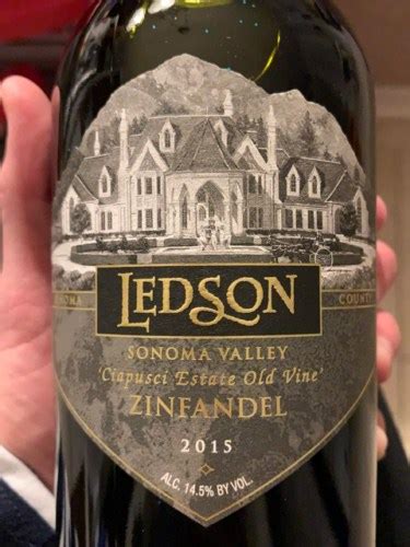 Ledson Ciapusci Estate Old Vine Zinfandel Vivino Us