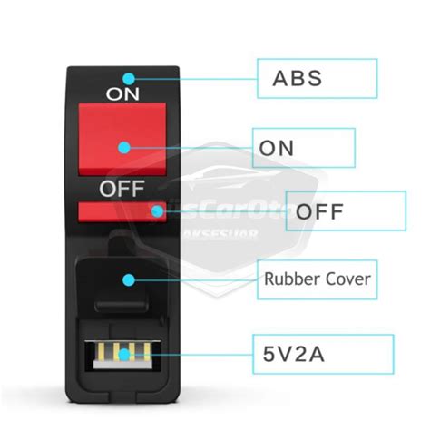 Motosiklet Atv Elektrikli Bisiklet Jetski 12V Açma Kapama Düğmesi