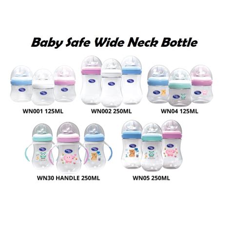 Jual Baby Safe Wide Neck Bottle WN001 WN002 WN30 WN04 WN05 WN06