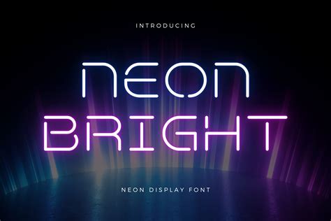 Neon Bright Neon Display Font