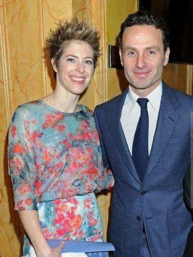 andrew lincoln wife gael anderson   gael anderson