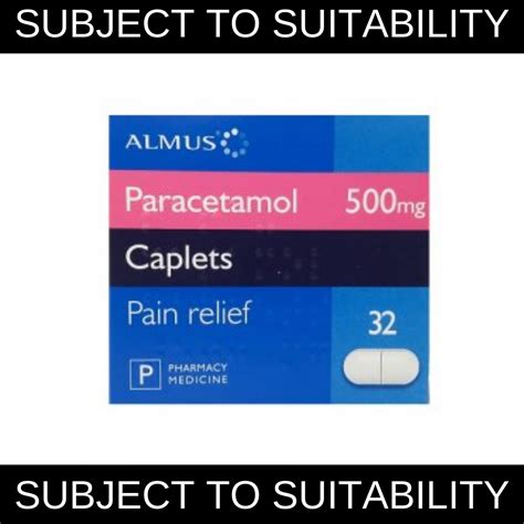 Paracetamol 500mg Caplets 32 Two Face Aesthetics