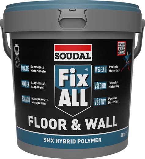 SOUDAL KLEJ FIX ALL FIXALL Floor & Wall 4 kg (5411183093379) • Cena ...