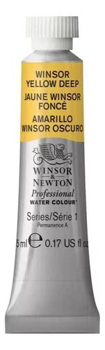 Pintura De Acuarela Profesional Winsor Newton Color Amarillo Oscuro