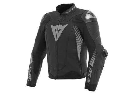 Dainese Super Speed 4 Perforated Leather Jacket Black Matt Charcoal Gray Amx Superstores