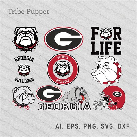 Georgia Bulldogs Logo SVG Set - MasterBundles