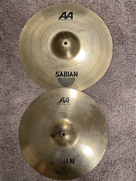 Sabian Aa Raw Bell Crash Cymbals Lot Reverb