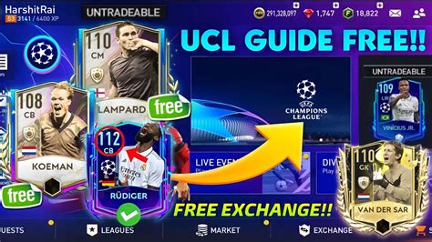 110 OVR LAMPARD FREE UCL GUIDE FIFA MOBILE 23 UCL EVENT EXCHANGE