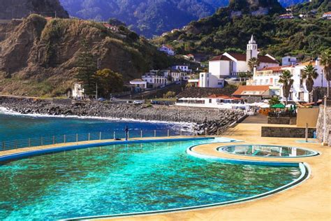 Madeira Island Scenery Stock Photo Image Of Pools Coastline 243075474