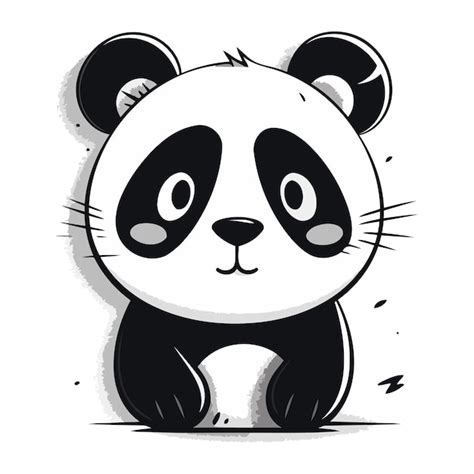 Panda De Dessin Anim Mignon Illustration Vectorielle D Un Panda