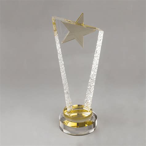 Frosted Edged Corporate Crystal Trophy Cg1079 Talisman Awards