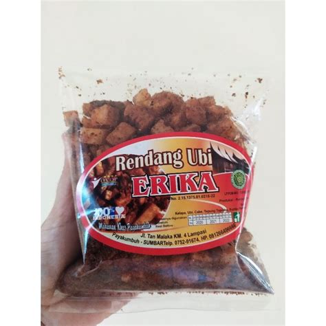 Jual Rendang Ubi Rendang Singkong Kriuk Rendang Ganepo Shopee