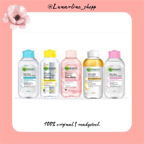 Jual GARNIER Micellar Cleansing Water Pink Blue Biphase Oil