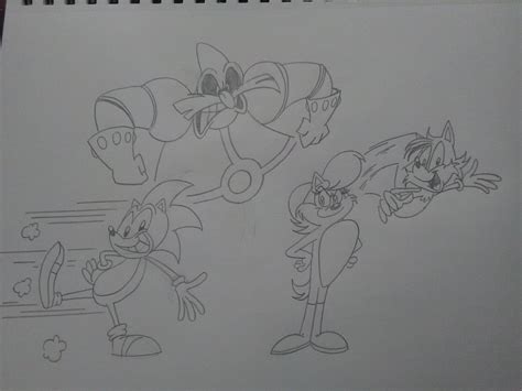 Some test sketches featuring Sonic characters by princebluemoon3 on ...