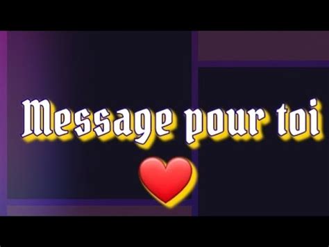 Messages Pour Toi Youtube