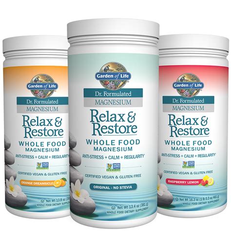 dr formulated relax  restore  flavors  lg lakewinds food
