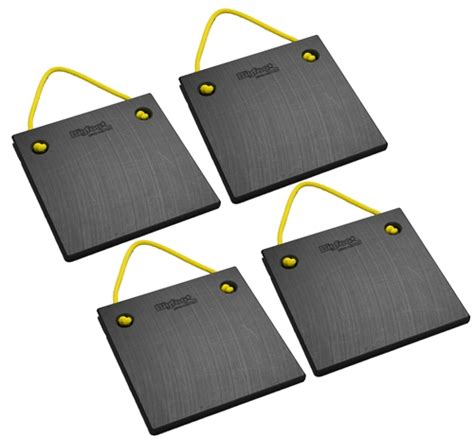 Bigfoot P151510 Bk 4 Rv Outrigger Pads 15 X 15 X 1 Black 4 Pack