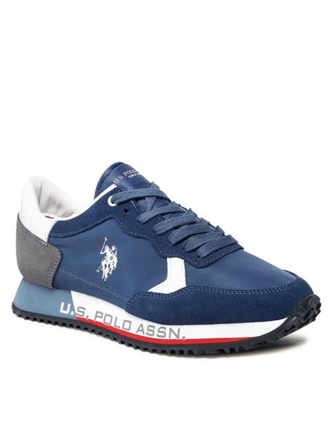 U S Polo Assn Sneakersy Cleef Cleef M Ns Granatowy Modivo Pl