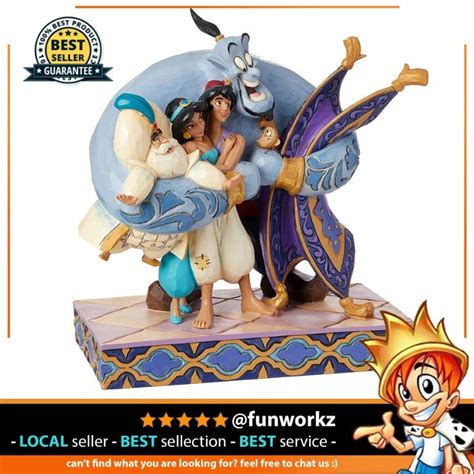 Enesco Disney Traditions By Jim Shore Aladdin Group Hug Figurine 7 87