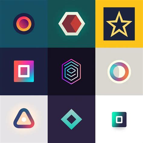 Minimalist Geometric Logos Midjourney Prompt | PromptBase