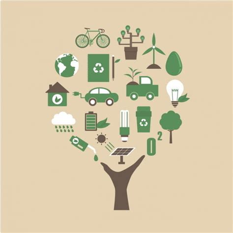 Ecology Icons Collection Eps Vector Uidownload