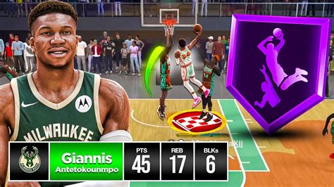 Prime Mvp Giannis Antetokounmpo Build Is Unreal In Nba K Youtube