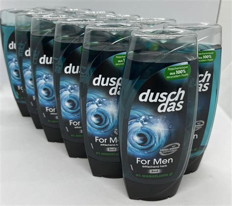 10 37 L Duschdas Dusch Das For Men Man 12 X 225 Ml Shampoo