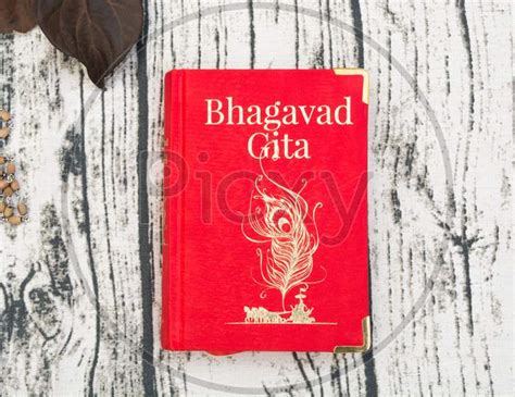 Image Of Holy Bhagavad Gita And The Holy Veda The Oldest Scriptures Of