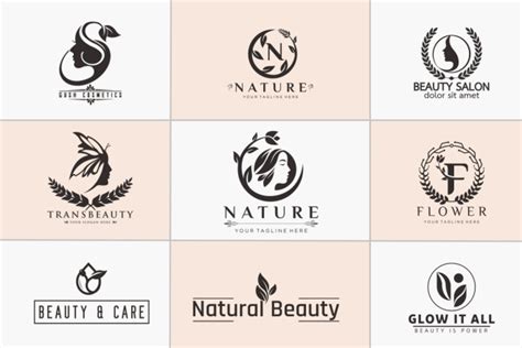 Cosmetic logo makeup eyelash beauty logo feminine skincare logo design ...