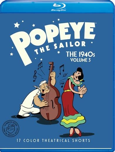 Popeye The Sailor The 1940s Volume 3 Blu Ray 883929692583 Dvds And Blu Rays