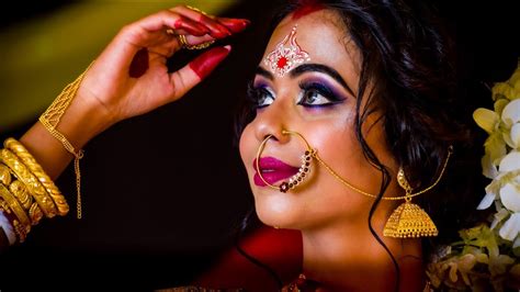 Best Bridal Makeover Bengali Bridal Makeup Saj Ghar Youtube