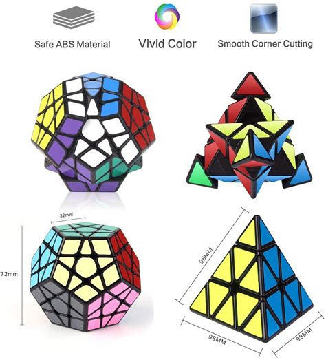 Vdealen Black Magic Dodecahedron Megaminx Pyramid X X Gold