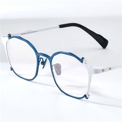 Fonex Pure Titanium Glasses Frame Men New Vintage Square