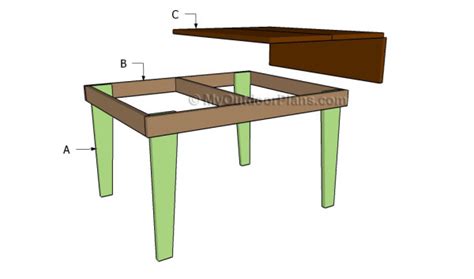 Drop Leaf Table Plans Myoutdoorplans