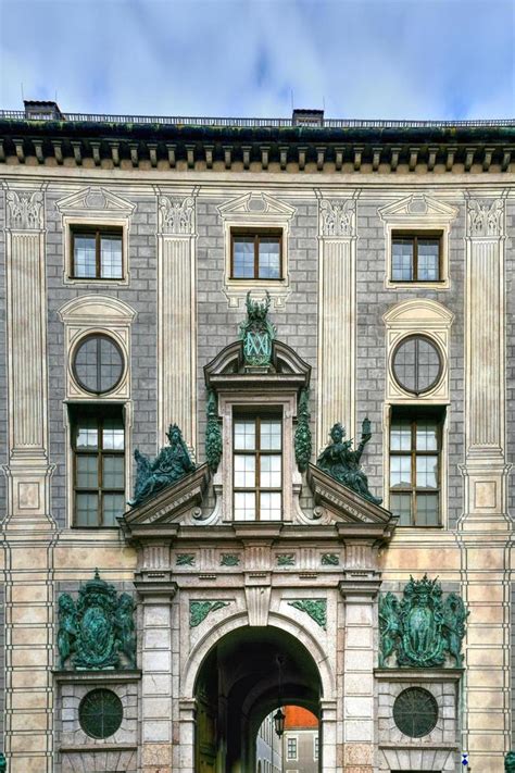 Munich, Germany - July 5, 2021 - Exterior of the Alte Residenz at ...