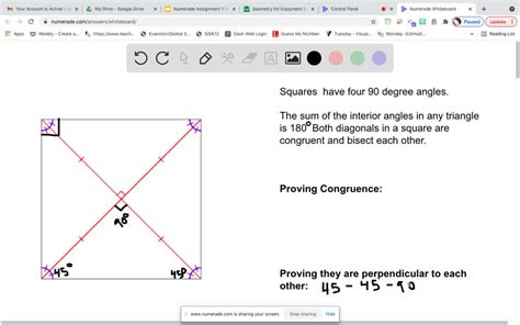 Diagonals Of A Square