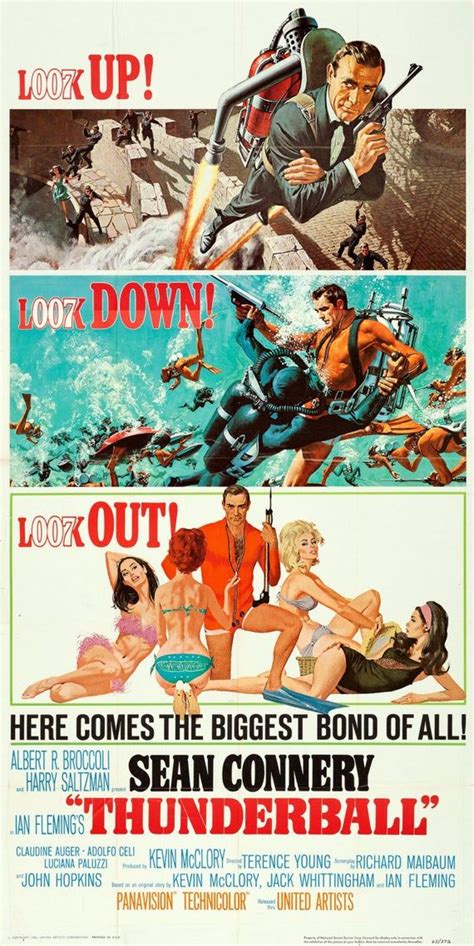 James Bond Thunderball Reproduction Poster Print - Etsy | Poster, James ...