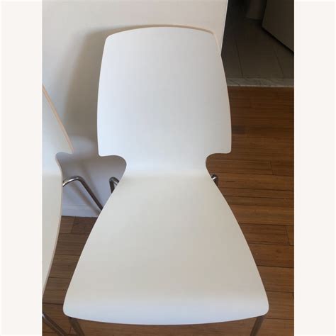 Ikea Vilmar Dining Chair White Set Of 2 Aptdeco