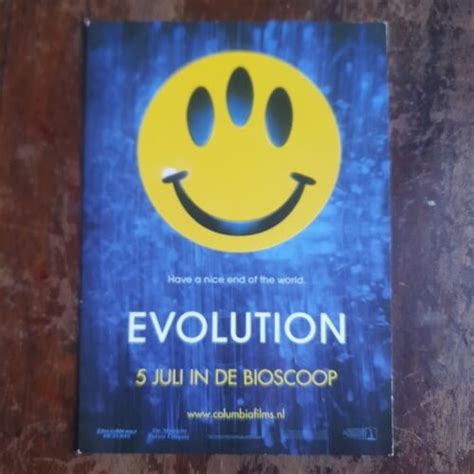 Evolution Film Promo Postcard Unposted 3 Eye Smiley Face Ebay