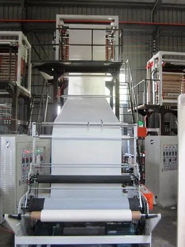 Plastic 50 Hz Mono Layer Blown Film Extrusion Machine For Industrial